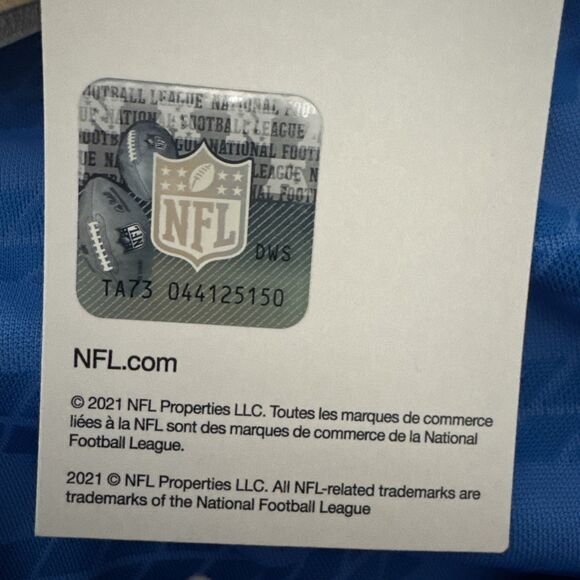 Nike LA Chargers Mens Small Blue NFL On Field Dri-Fit Polo Golf Shirt New - Picture 6 of 12